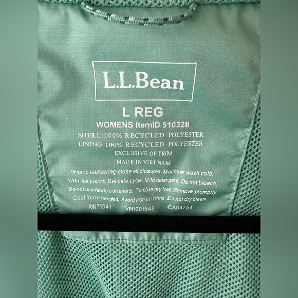 L.L. Bean Packable Rain Jacket - Picture 9 of 16